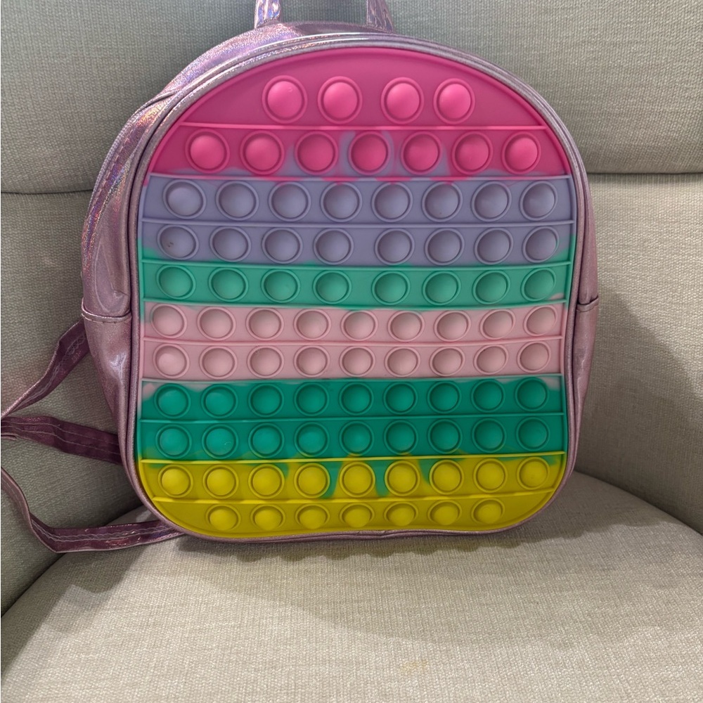 Colorful Pop It Kids Backpack